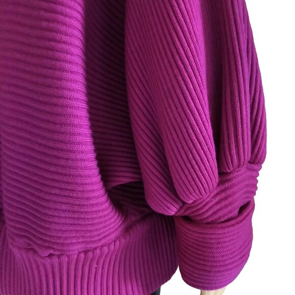 Givenchy Fuchsia Pink Ribbed Cardigan Sweater 4 & 6 - Picture 7 of 12